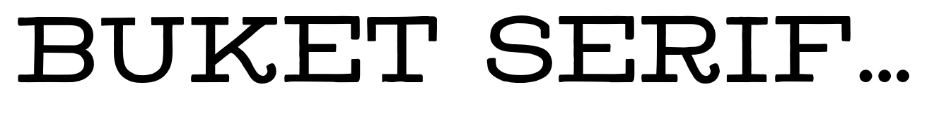 Buket Serif Basic